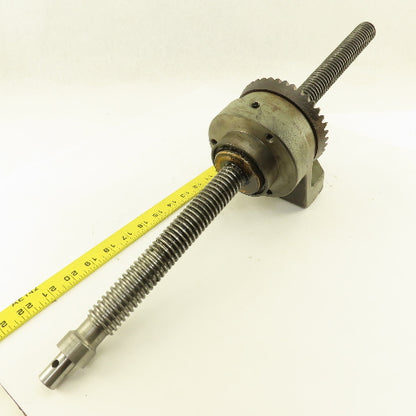 Mitsui MSG-200MH Surface Grinder X-Axis Feed Ball Screw W/ Casting