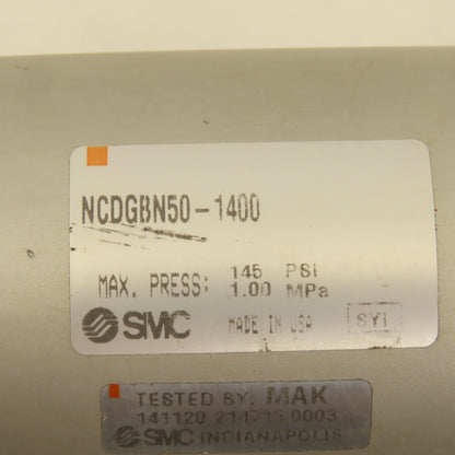 SMC NCDGBN50-1400 50mm Bore 1400mm Stroke Double Acting Air Cylinder