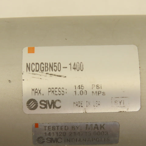 SMC NCDGBN50-1400 50mm Bore 1400mm Stroke Double Acting Air Cylinder