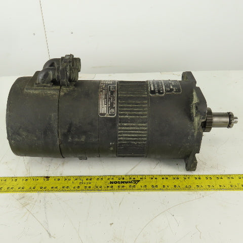 Kearney & Trecker TTRB1-4500-4201-B-29-L DC Motor 9/28V 2400RPM W/ Brake