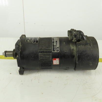 Kearney & Trecker TTRB1-4500-4201-B-29-L DC Motor 9/28V 2400RPM W/ Brake