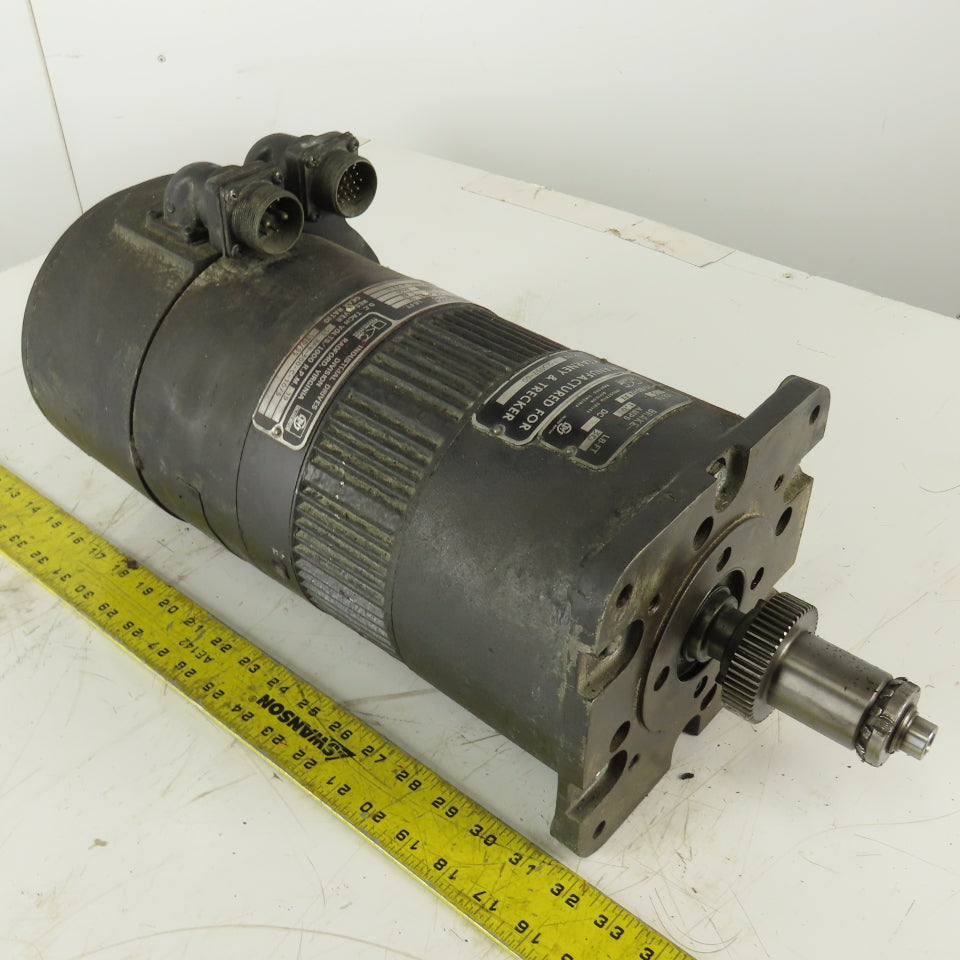 Kearney & Trecker TTRB1-4500-4201-B-29-L DC Motor 9/28V 2400RPM W/ Brake
