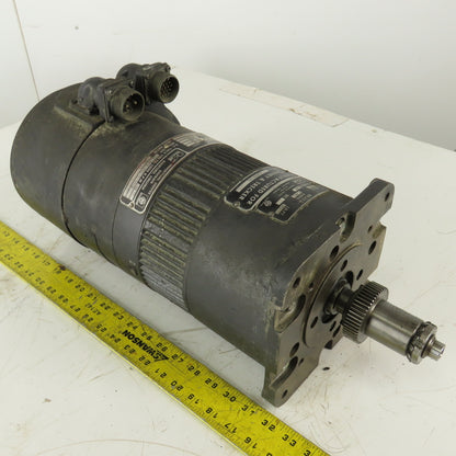 Kearney & Trecker TTRB1-4500-4201-B-29-L DC Motor 9/28V 2400RPM W/ Brake