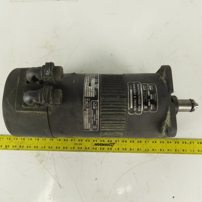 Kearney & Trecker TTRB1-4500-4201-B-29-L DC Motor 9/28V 2400RPM W/ Brake