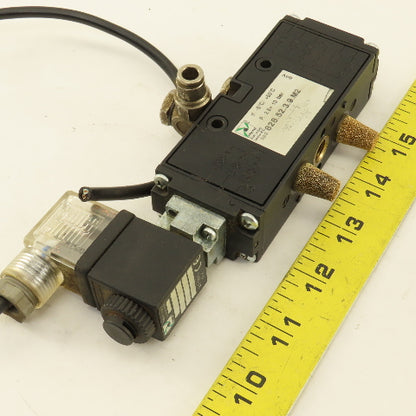 Pneumax 828.52.3.9.M2 5/2 Way Pneumatic Solenoid Directional Valve G 1/8" 24VDC