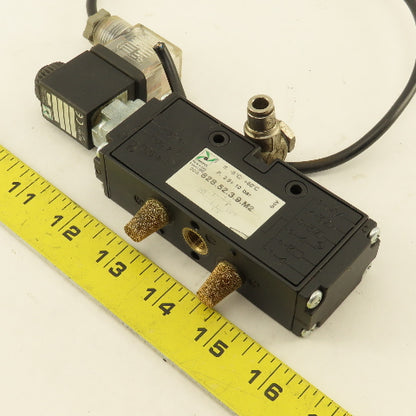 Pneumax 828.52.3.9.M2 5/2 Way Pneumatic Solenoid Directional Valve G 1/8" 24VDC