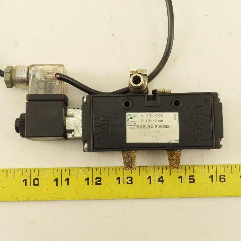 Pneumax 828.52.3.9.M2 5/2 Way Pneumatic Solenoid Directional Valve G 1/8" 24VDC