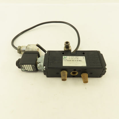 Pneumax 828.52.3.9.M2 5/2 Way Pneumatic Solenoid Directional Valve G 1/8" 24VDC
