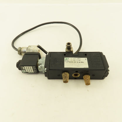 Pneumax 828.52.3.9.M2 5/2 Way Pneumatic Solenoid Directional Valve G 1/8" 24VDC