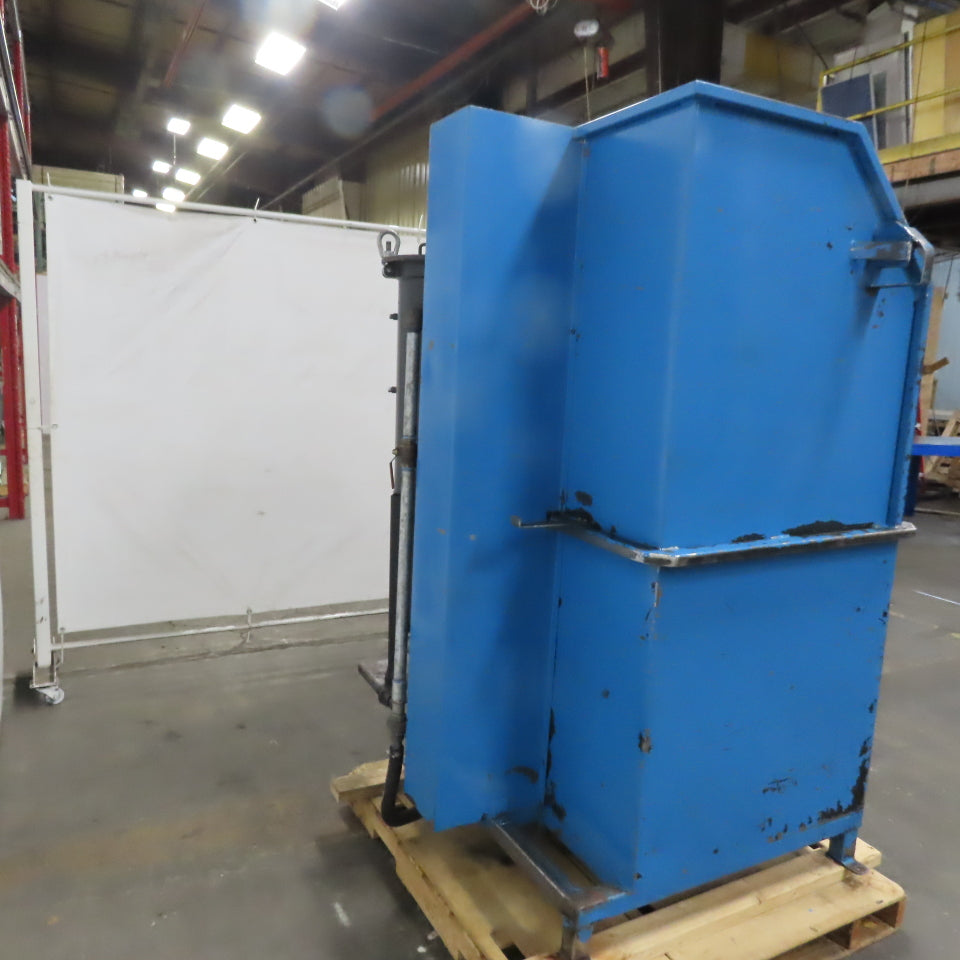 120 Gal Carbon Steel Tank Rotating Fixture Parts Dip/Wash/Test 31"x37-1/2"x24"