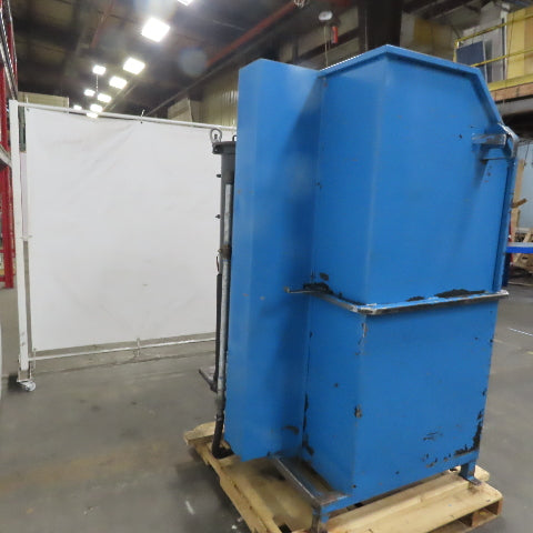 120 Gal Carbon Steel Tank Rotating Fixture Parts Dip/Wash/Test 31"x37-1/2"x24"