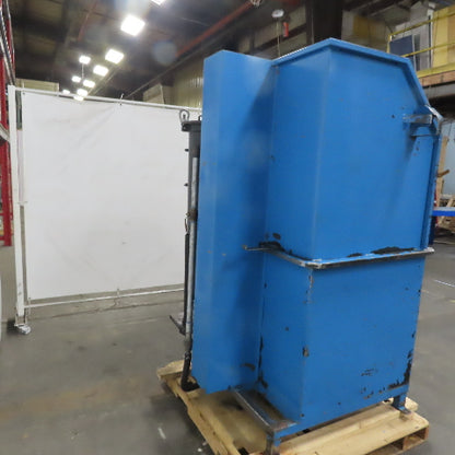 120 Gal Carbon Steel Tank Rotating Fixture Parts Dip/Wash/Test 31"x37-1/2"x24"
