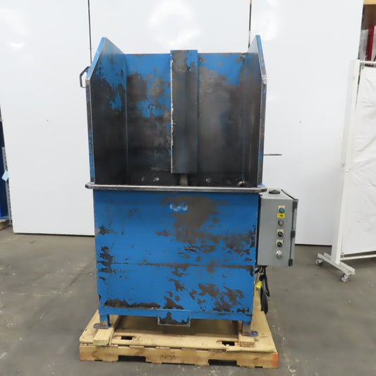 120 Gal Carbon Steel Tank Rotating Fixture Parts Dip/Wash/Test 31"x37-1/2"x24"