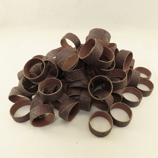 60mm x 30mm Wide Abrasive Wheel Sleeve 80 Coarse Grit Lot Of 80