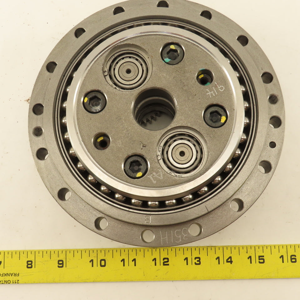 Nabtesco P35E093K00 U-Axis Input Gear Reducer 121:1 Ratio W/ Shaft