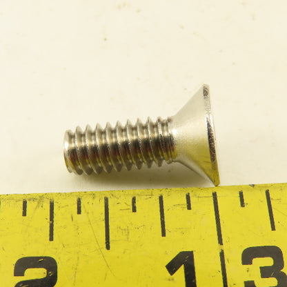 1/4"-20 x 3/4" SS Countersunk Flat Head Socket Cap Screw Bolt Lot Of 490