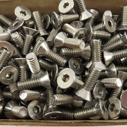 1/4"-20 x 3/4" SS Countersunk Flat Head Socket Cap Screw Bolt Lot Of 490