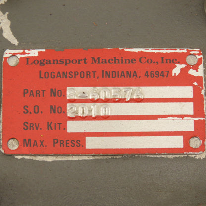 Logansport Machine S-60576 Hydraulic Motor 6-1/2" Hole Centers