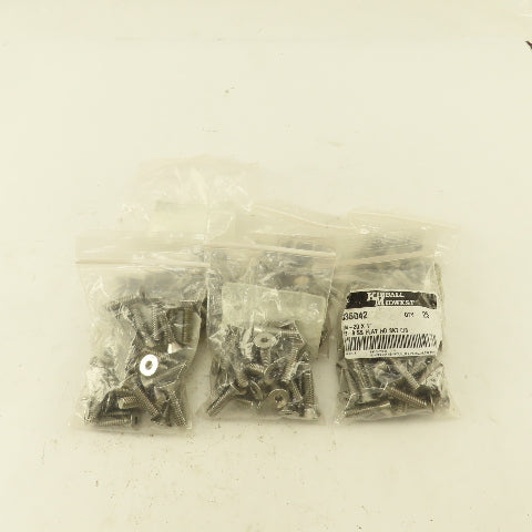 Kimball Midwest 1/4"-20 x 1" SS Flat Head Socket Cap Screw Bolt Lot Of 150
