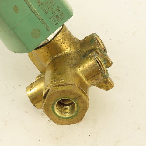 Asco 8345G001 4-WAY 1/4"NPT Solenoid Valve 120/60 110/50 VAC