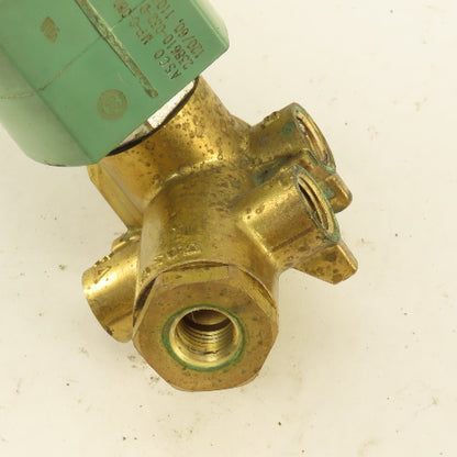 Asco 8345G001 4-WAY 1/4"NPT Solenoid Valve 120/60 110/50 VAC