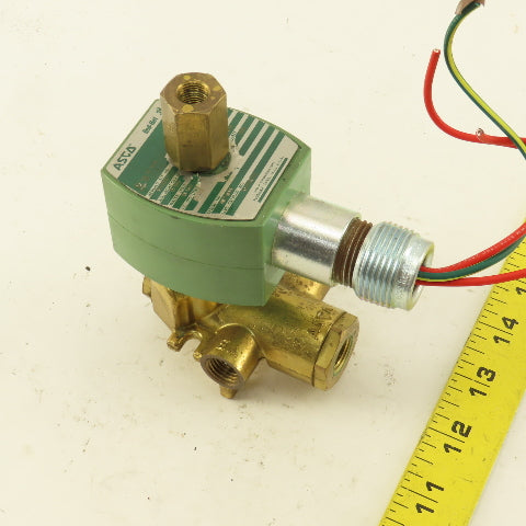 Asco 8345G001 4-WAY 1/4"NPT Solenoid Valve 120/60 110/50 VAC