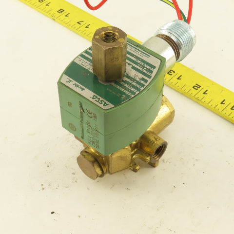 Asco 8345G001 4-WAY 1/4"NPT Solenoid Valve 120/60 110/50 VAC