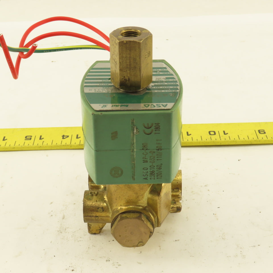 Asco 8345G001 4-WAY 1/4"NPT Solenoid Valve 120/60 110/50 VAC