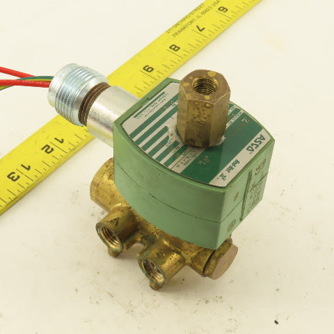 Asco 8345G001 4-WAY 1/4"NPT Solenoid Valve 120/60 110/50 VAC