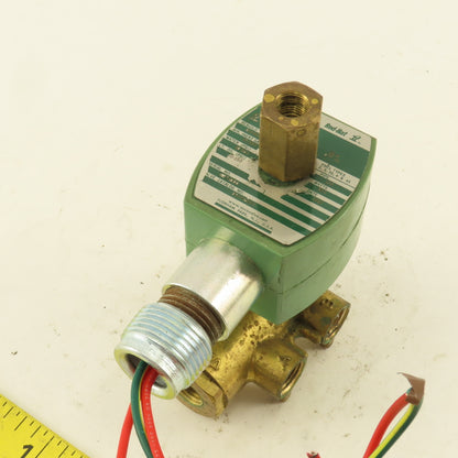 Asco 8345G001 4-WAY 1/4"NPT Solenoid Valve 120/60 110/50 VAC