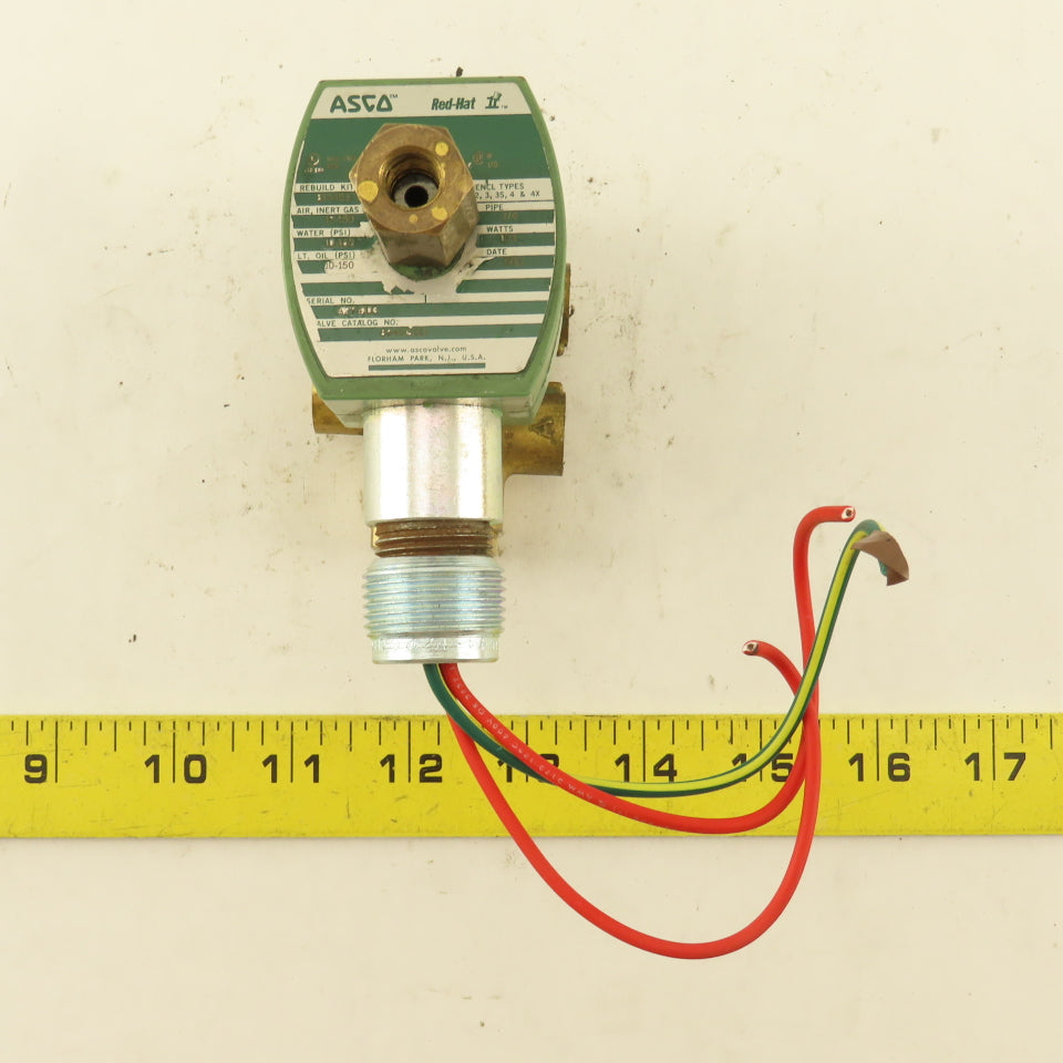 Asco 8345G001 4-WAY 1/4"NPT Solenoid Valve 120/60 110/50 VAC