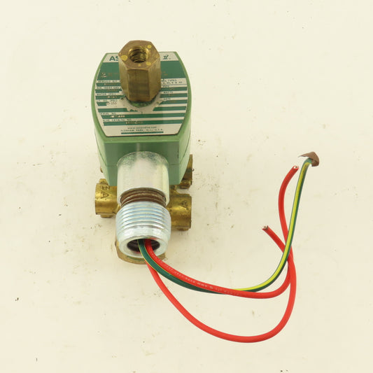 Asco 8345G001 4-WAY 1/4"NPT Solenoid Valve 120/60 110/50 VAC