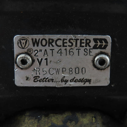 Worcester AT416TSE 2" NPT 3-Way Pneumatic Actuator Valve