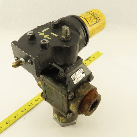 Worcester AT416TSE 2" NPT 3-Way Pneumatic Actuator Valve