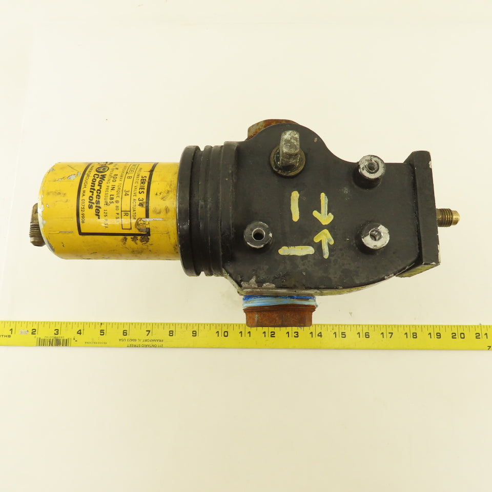 Worcester AT416TSE 2" NPT 3-Way Pneumatic Actuator Valve