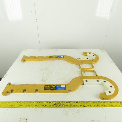 Contrex Cranes Hook Inserts 3000lb Cap Lifting Beam Replacement Hooks Lot of 2