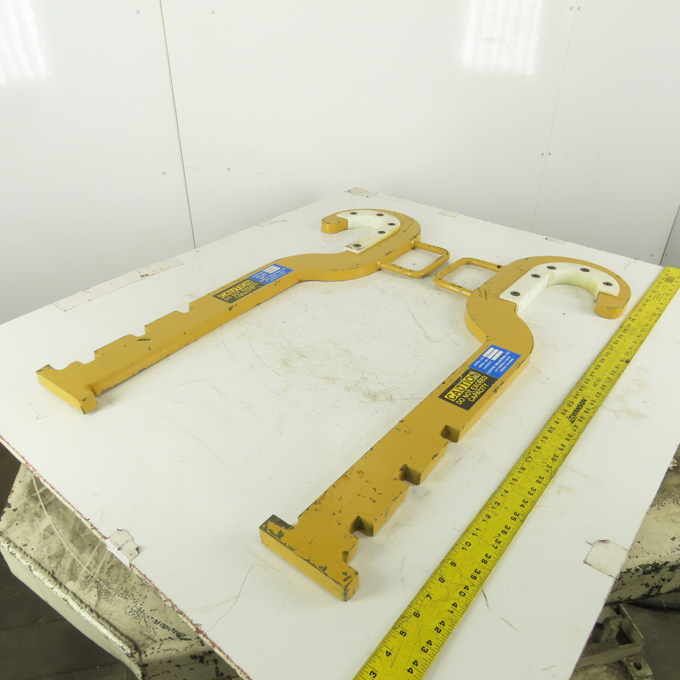 Contrex Cranes Hook Inserts 3000lb Cap Lifting Beam Replacement Hooks Lot of 2