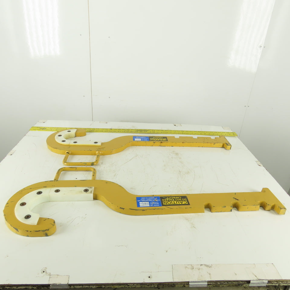 Contrex Cranes Hook Inserts 3000lb Cap Lifting Beam Replacement Hooks Lot of 2