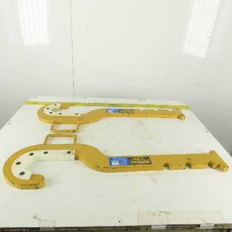 Contrex Cranes Hook Inserts 3000lb Cap Lifting Beam Replacement Hooks Lot of 2