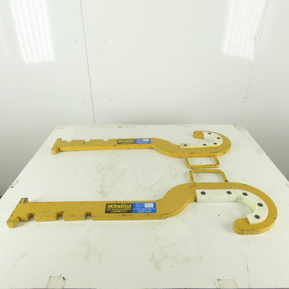 Contrex Cranes Hook Inserts 3000lb Cap Lifting Beam Replacement Hooks Lot of 2