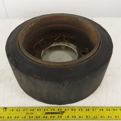 Clark 18x7x12-1/8 Forklift Steer Tire W/Rim 5 Bolt 5-1/2"