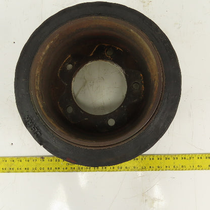 Clark 18x7x12-1/8 Forklift Steer Tire W/Rim 5 Bolt 5-1/2"
