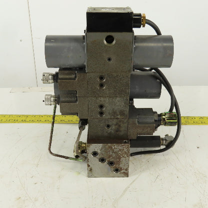 Vickers DG4L-3-6C-PL2-H-11 3 Way Float Center Metered Check Valve Manifold 24VDC