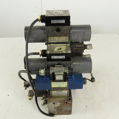 Vickers DG4L-3-6C-PL2-H-11 3 Way Float Center Metered Check Valve Manifold 24VDC