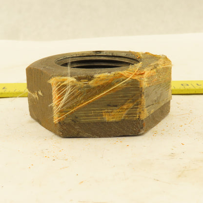 1-1/2"-8 Slotted Locknut 2-5/8" Across Flats 1-3/16" Thick