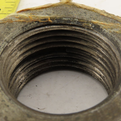 1-1/2"-8 Slotted Locknut 2-5/8" Across Flats 1-3/16" Thick