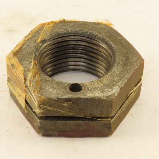 1-1/2"-8 Slotted Locknut 2-5/8" Across Flats 1-3/16" Thick