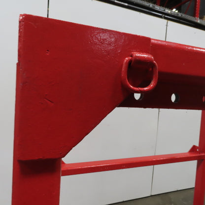 Carriage Mounted Fixed Length High Lift Jib Forklift Attachment Class II W/Rack