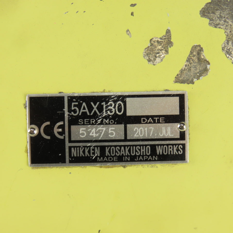 Nikken 5AX130 CNC Tilt Axis Main Body Casting AX123R002