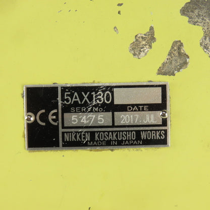 Nikken 5AX130 CNC Tilt Axis Main Body Casting AX123R002
